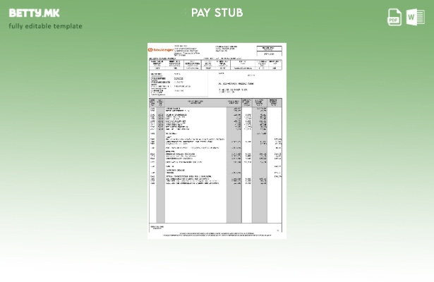 Модерен стил шаблон за уплатница Boulanger (на француски јазик).